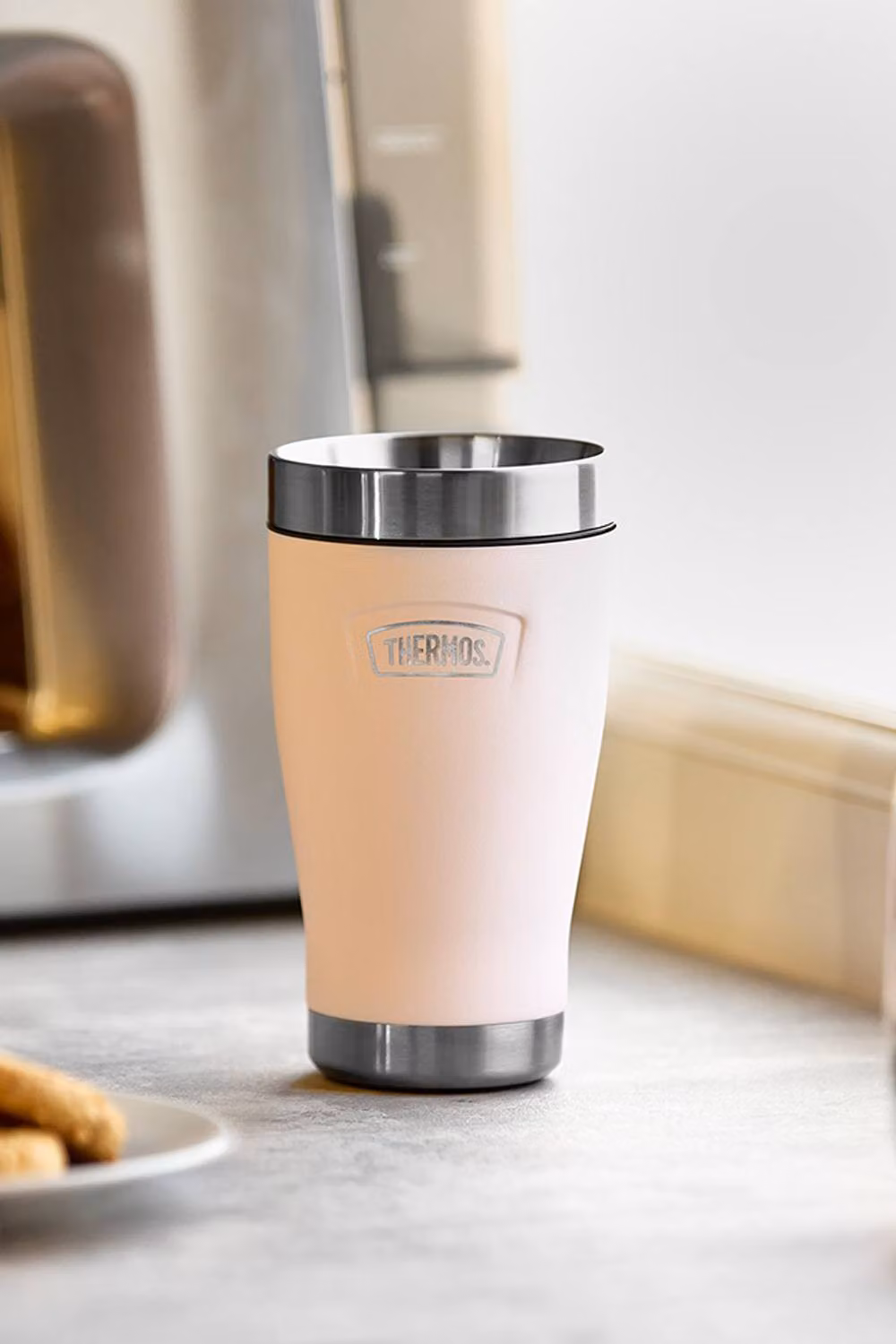 Thermos Icon Series Stainless Steel Travel Tumbler with Lid, Pink, 355ml – 2