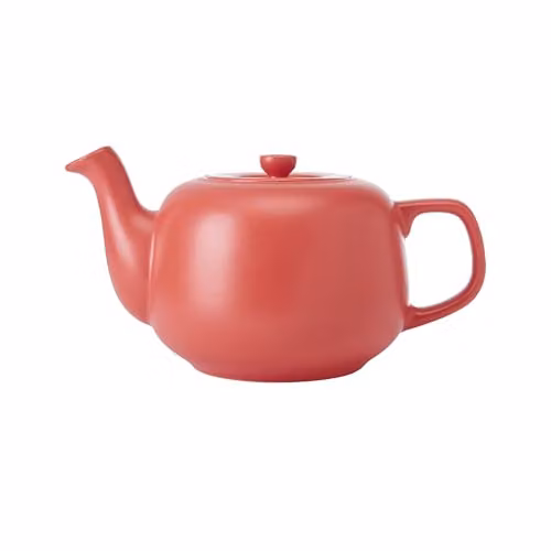La Cafetiere Red Ceramic Stoneware Teapot, 1.2 l