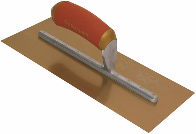 Marshalltown Permashape Gold Stainless Steel Finishing Trowel – 1