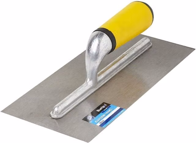 Bluespot Tools Stainless Steel Soft Grip Plastering Trowel, 11in, Multicolour