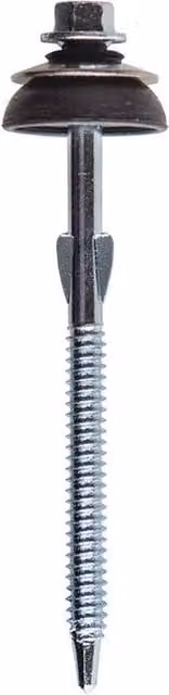 JCP Self-Drilling Fibre Cement Screws, Silver, Box of 50, Diameter: 6.3 mm, Length: 195 mm