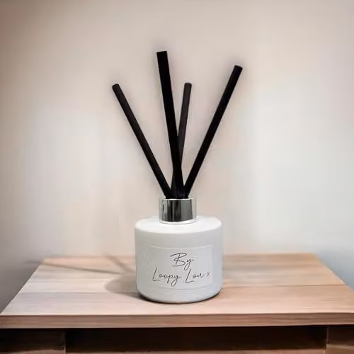 60 Second Makeover Limited Sleigh Ride Luxury Floral Reed Diffuser, White