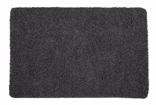 My Mat Buddy Rectangular Rug in Anthracite Grey, W: 80 cm, D: 120 cm – 3