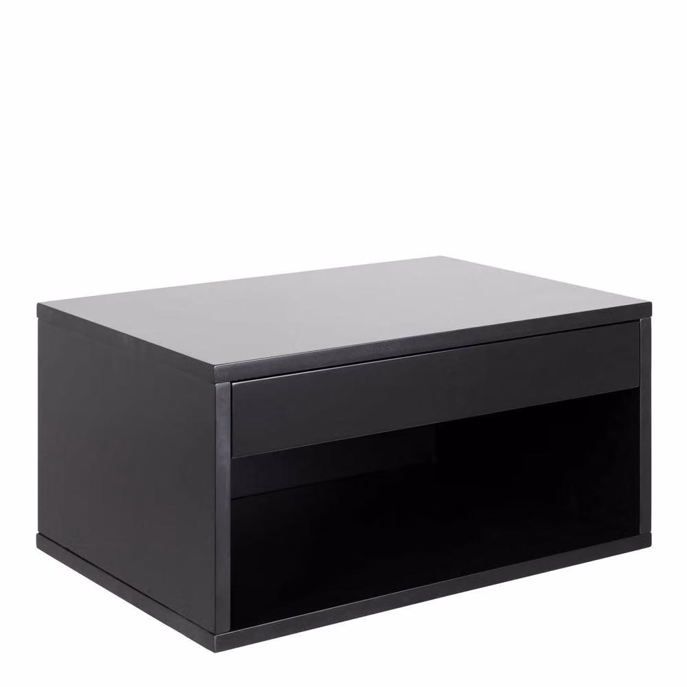 Wyld Haus Cholet Wall Mounted Bedside Table in Black – 2