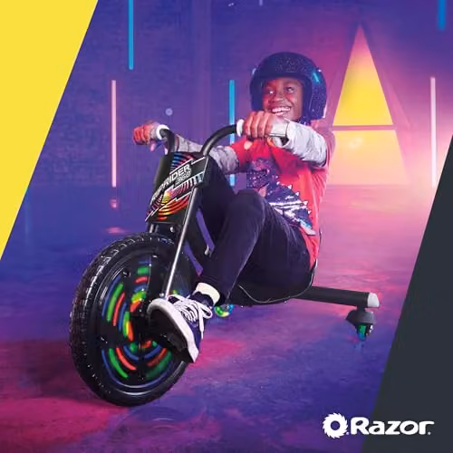 Razor Red Multicolour Light and Sound Tricycle for Kids – 5
