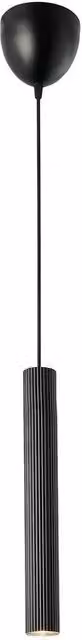 Nordlux Vico Black Metal Cylinder Pendant Light GU10 Mains – 1