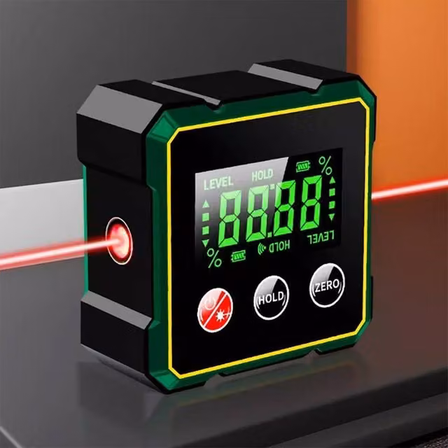 Kelvenix High Precision Angle Tool with Laser and Magnet, Multicolour