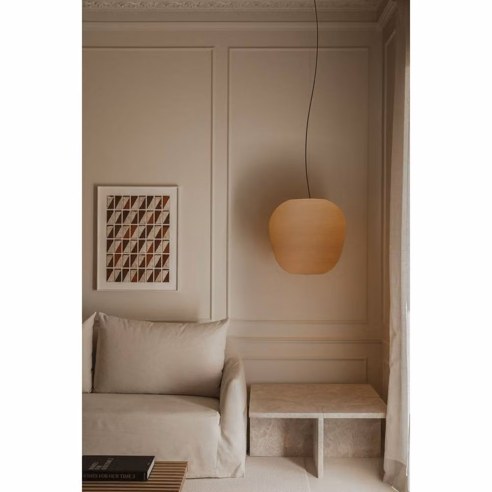 Netlighting Tierra Dome Pendant Ceiling Light in Brown and Beige, Diameter: 52 cm – 2
