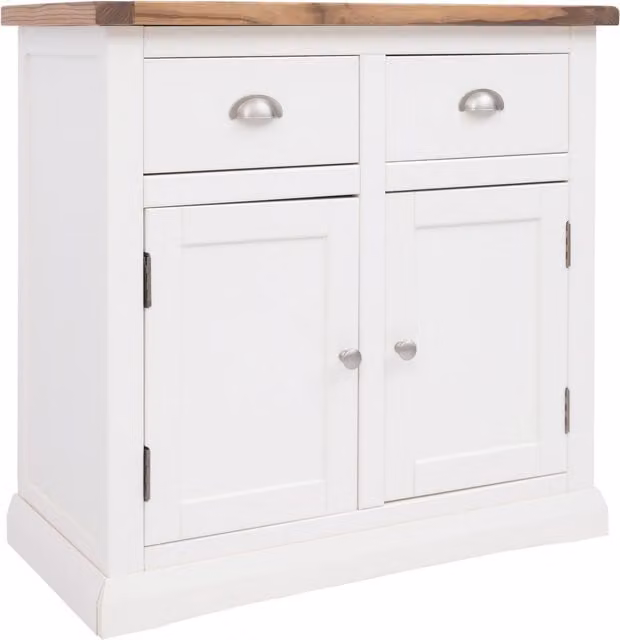 Cabinet Bits Cosenza 2 Door 2 Drawer Sideboard in White