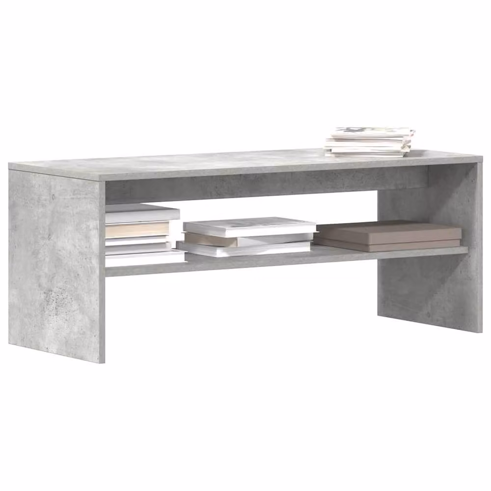 Berkfield Home TV Cabinet in Concrete Grey, W/D/H: 100 x 40 x 40 cm – 2