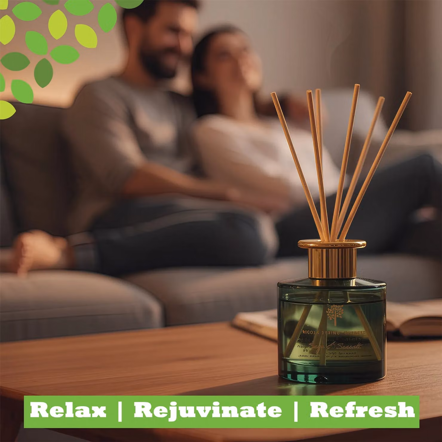 Nicola Spring Wild Fig and Cassis Scented Reed Diffuser Set, Red, 200ml, Pack of 3 – 7