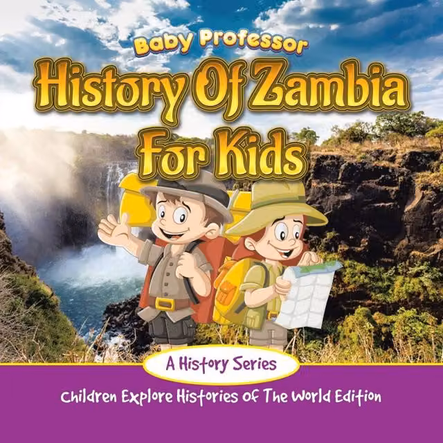 Baby Professor History of Zambia for Kids Childrens History Series in White and Multicolour