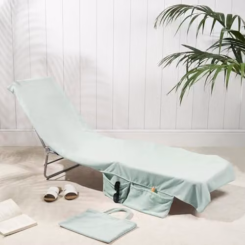 OHS Microfibre Quick Dry Absorbent Beach Towel in Green
