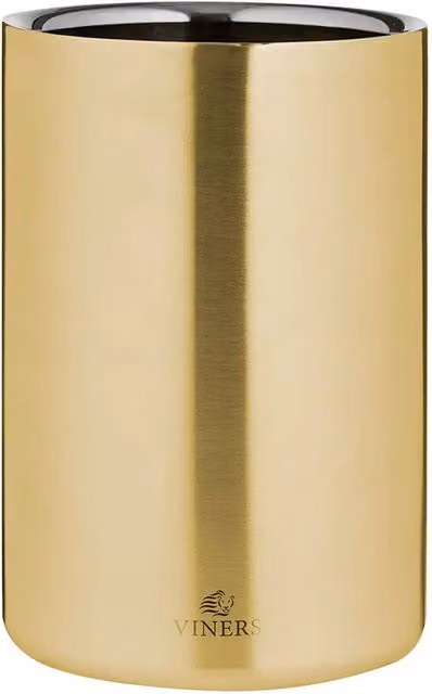 Viners Double Wall Stainless Steel Wine Cooler in Gold, 1.3 l – 3