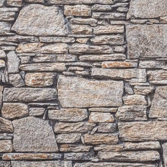 Rasch Cornish Stone Grey Rustic Bricks and Wood Non-Woven Washable Wallpaper