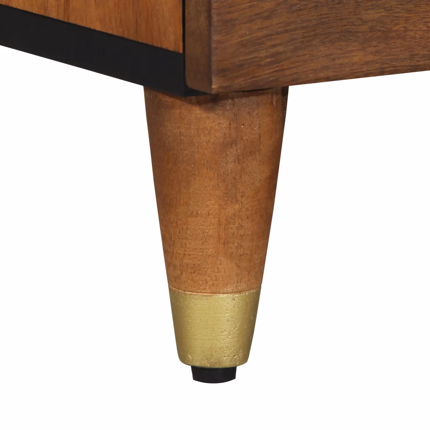 Berkfield Home Modern Mango Wood TV Cabinet in Brown, W/D/H: 70 x 33 x 46 cm – 6