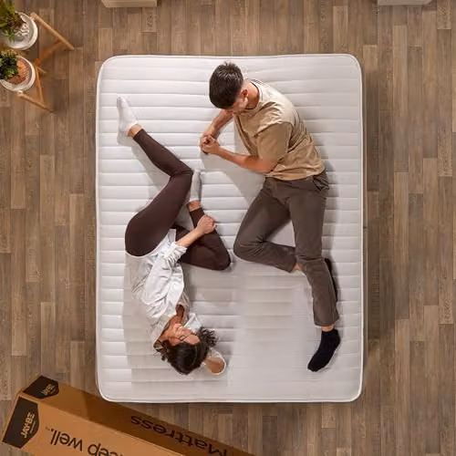 Jay-Be Ryze 800 Pocket Sprung Mattress, White, W/D/H: 120 x 200 x 23 cm – 5