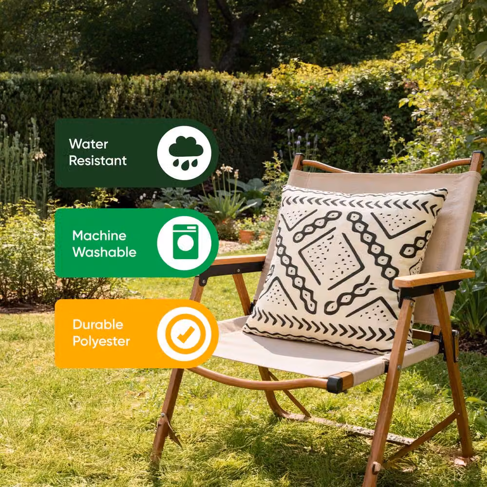 Gardenwize Pack of 2 Aztec Tribal Outdoor Scatter Cushions in Multicolour – 4