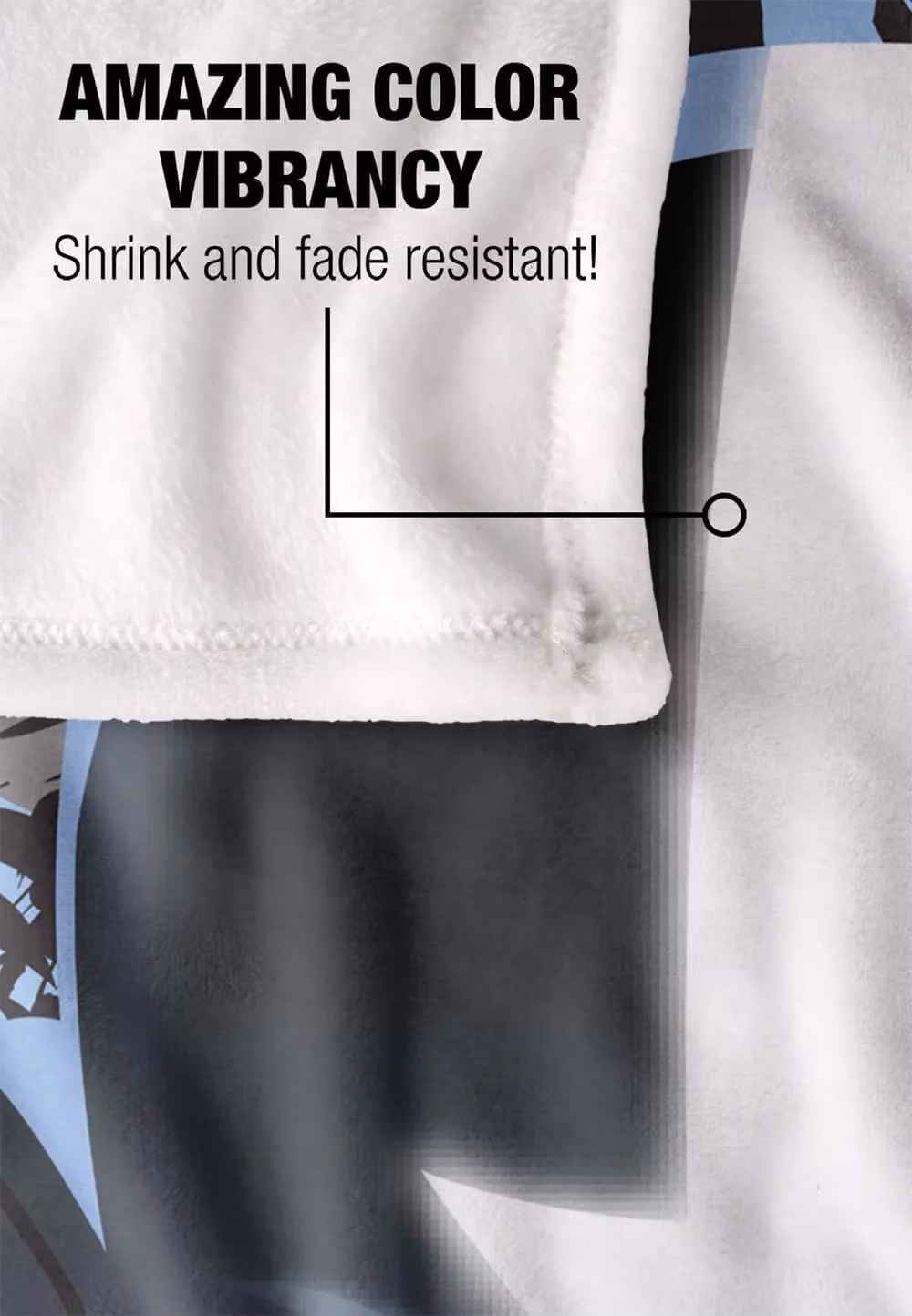 LOGOVISION Avatar The Last Airbender Blue, Black and White Kanji Super Soft Microfibre Throw Blanket W/D/H: 152 x 127 cm – 8