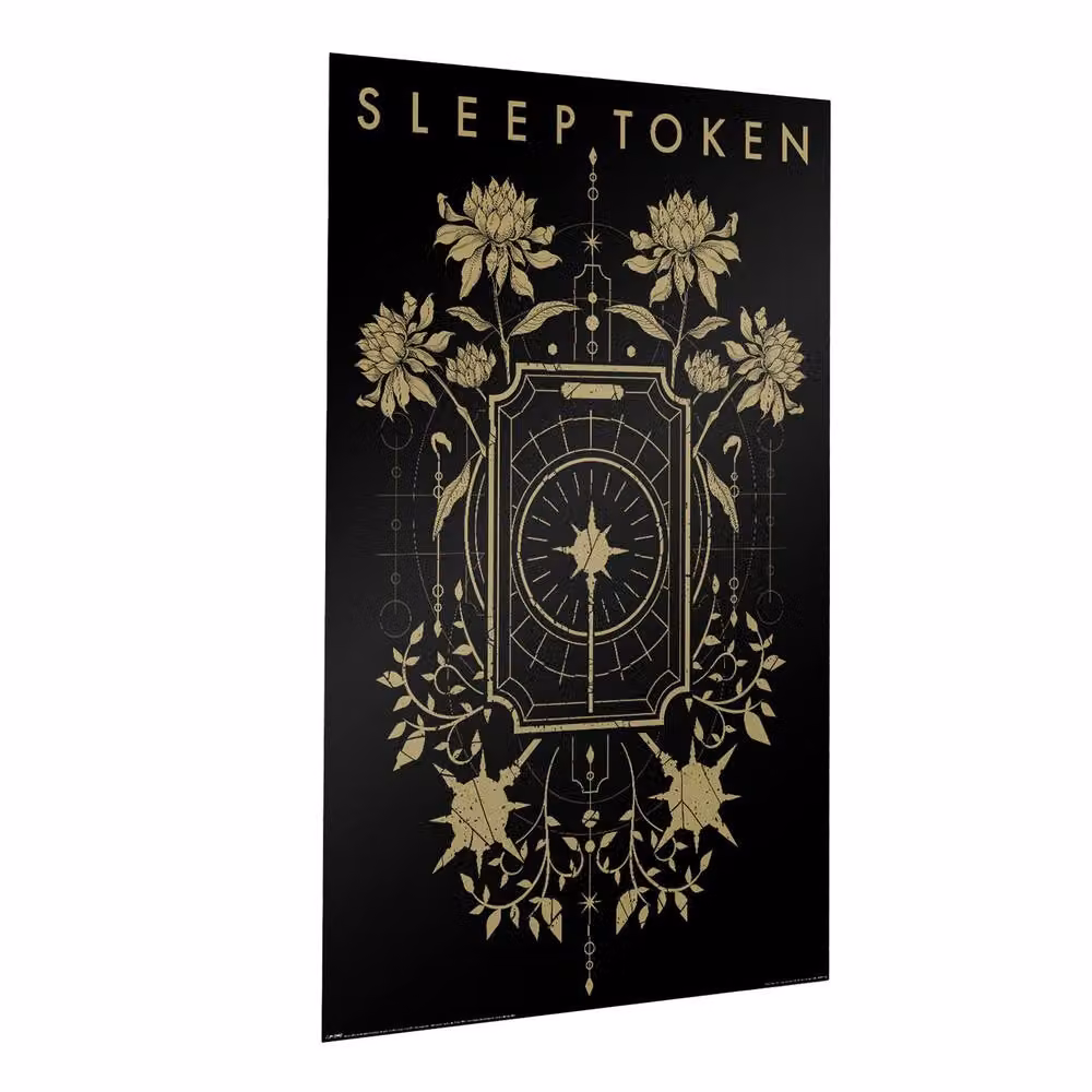 Sleep Token Caramel Maxi Abstract Graphic Paper Poster in Multicolour and Black – 2