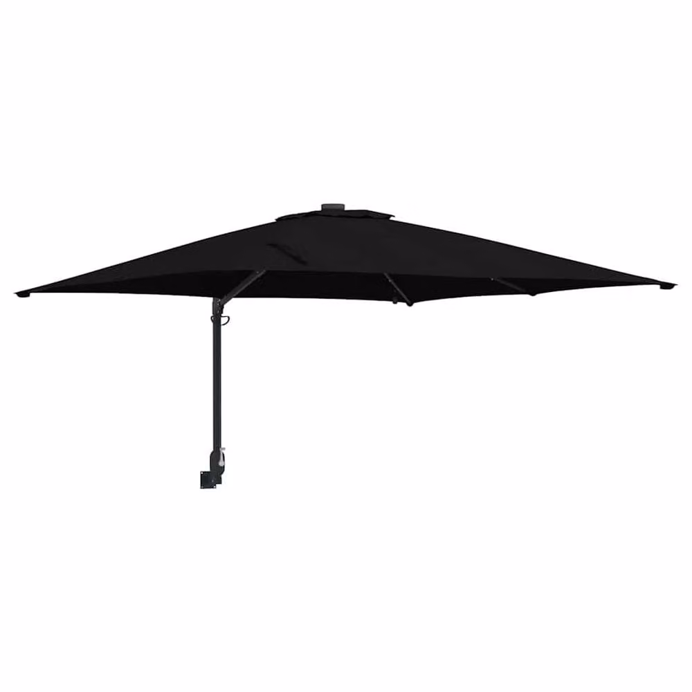 Berkfield Home Traditional Garden Parasol in Black, W/D/H: 248.5 x 247.5 x 119 cm – 3