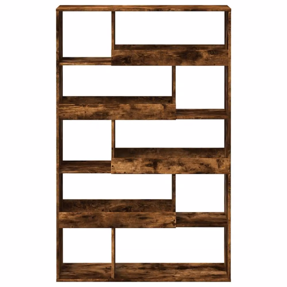 Berkfield Home Smoked Oak Room Divider in Brown, W/D/H: 100 x 33 x 156.5 cm – 4