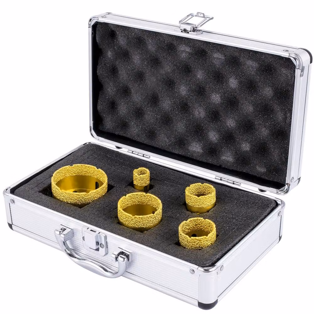 VEVOR 5-Piece Gold Diamond Hole Saw Kit – 9