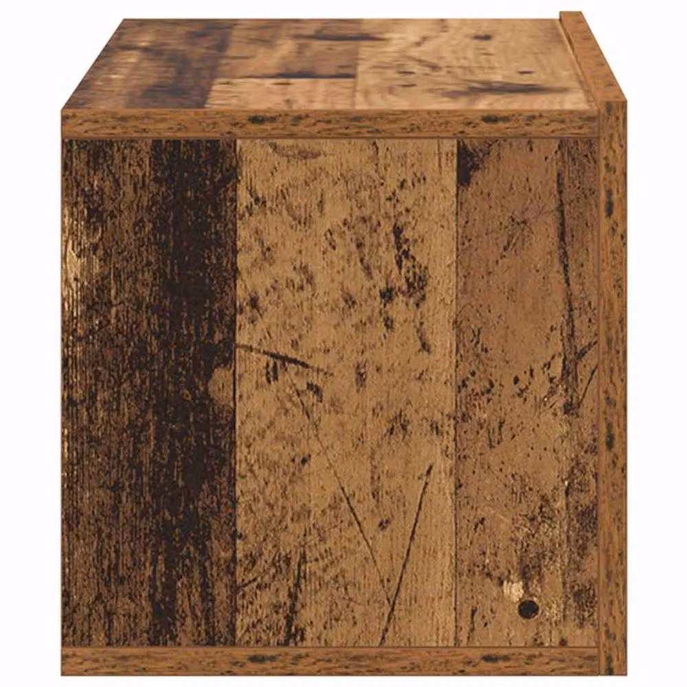 Berkfield Home Rustic Brown Wood Particle Board TV Cabinet – 4