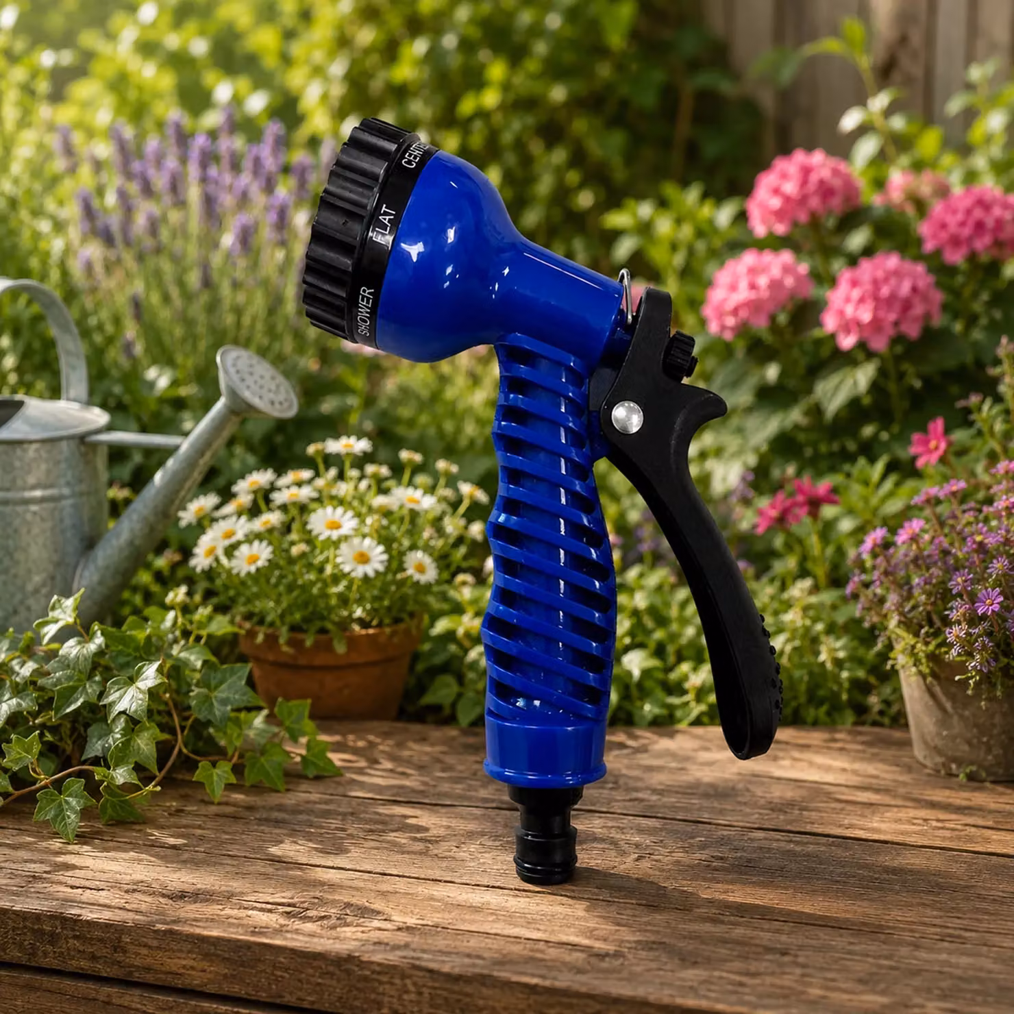 Gr8 Garden 7 Function Multi Pattern Water Gun Sprinkler Nozzle in Blue – 2