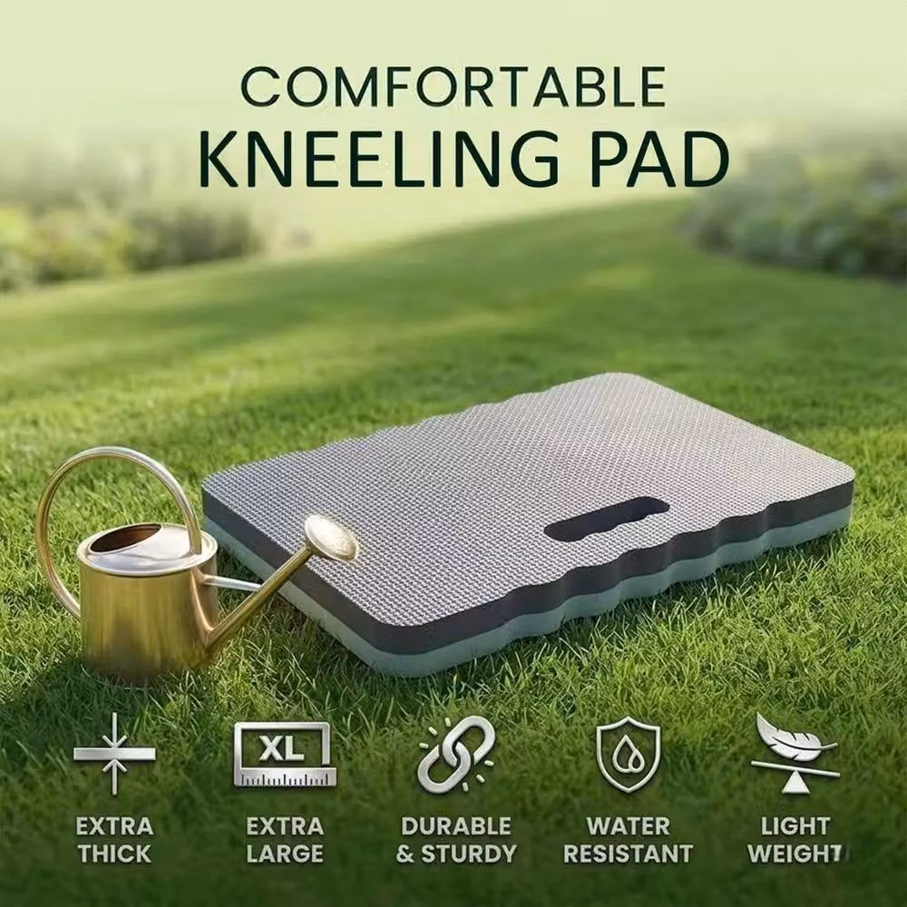 NESTLUNE Thick Gardening Kneeling Pad Foam Cushion in Dark Grey, 1.25kg – 4