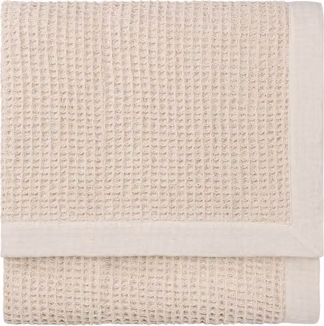 Canopy Natural Waffle Pique Cotton Throw