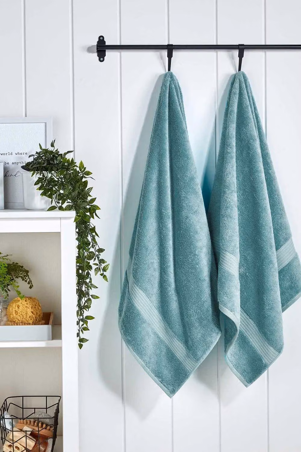 Christy Supreme Hygro Luxury Cotton Guest Towel in Blue W/H: 40 x 76 cm – 4