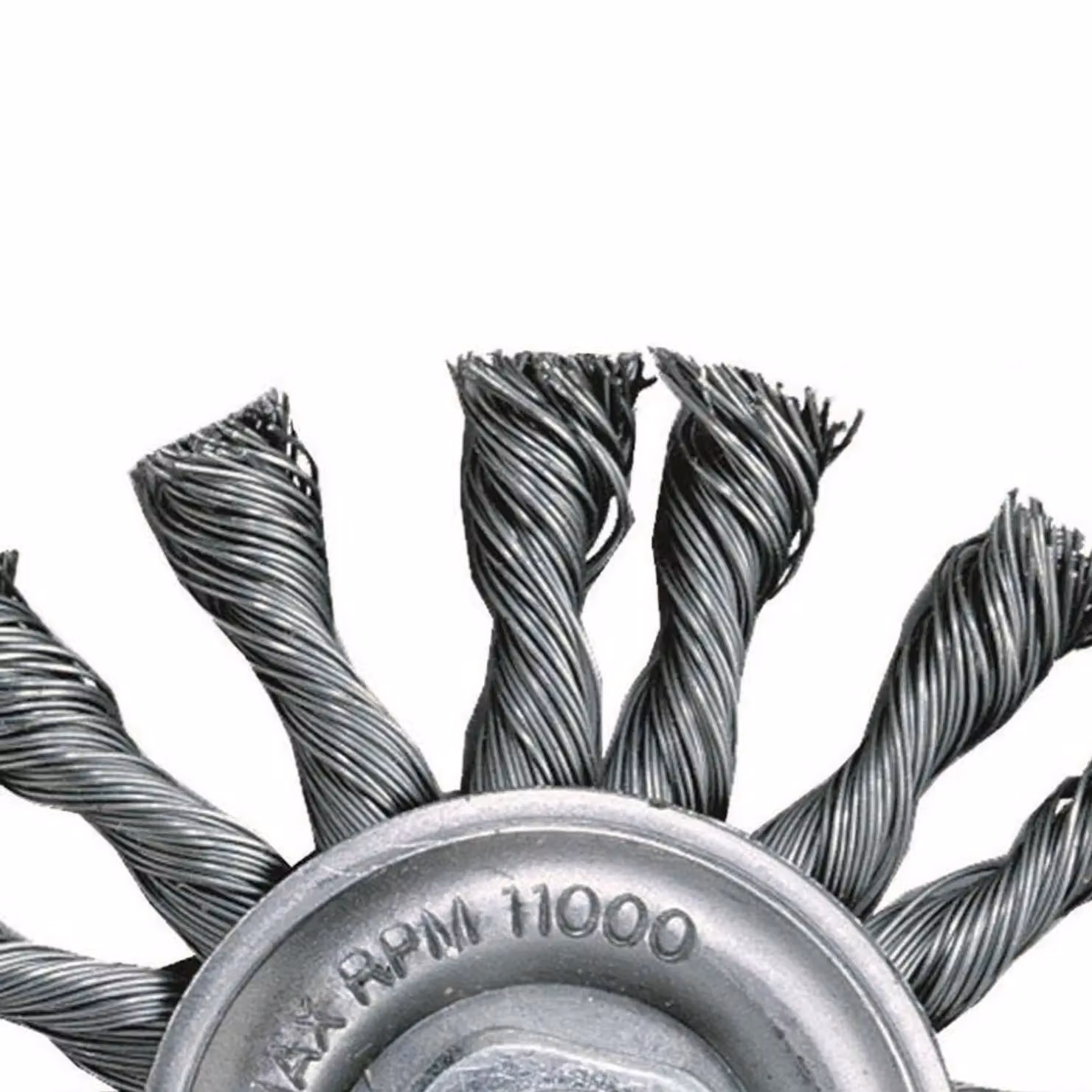 DeWalt DT3502 Twist Knot Wire Wheel for Angle Grinders, Silver, Diameter: 115 mm, Bore: 22.23 mm – 2