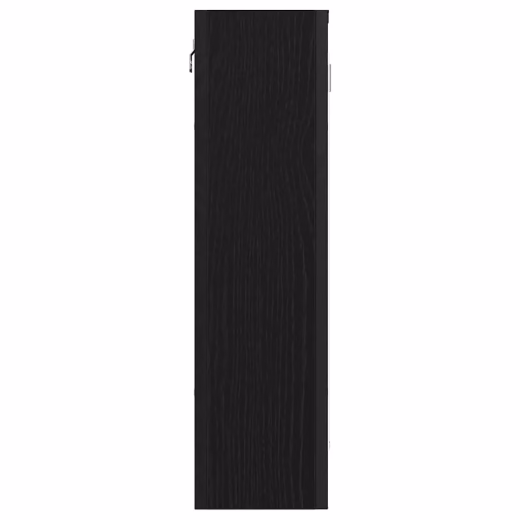 Berkfield Home Black Oak Bathroom Mirror Cabinet, W/D/H: 60 x 16 x 60 cm – 5