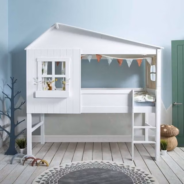 Noa and Nani Inka Treehouse Cabin Bed in White