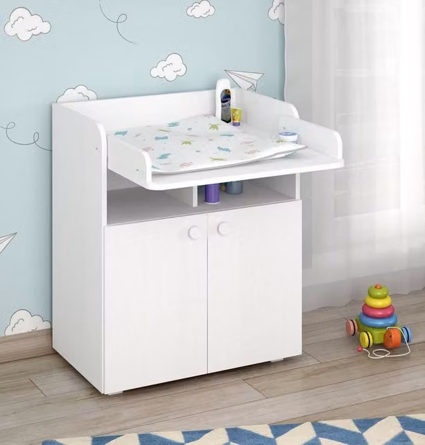 Shefa Line Shefa 700 Kids Changing Unit in White with Changing Mat