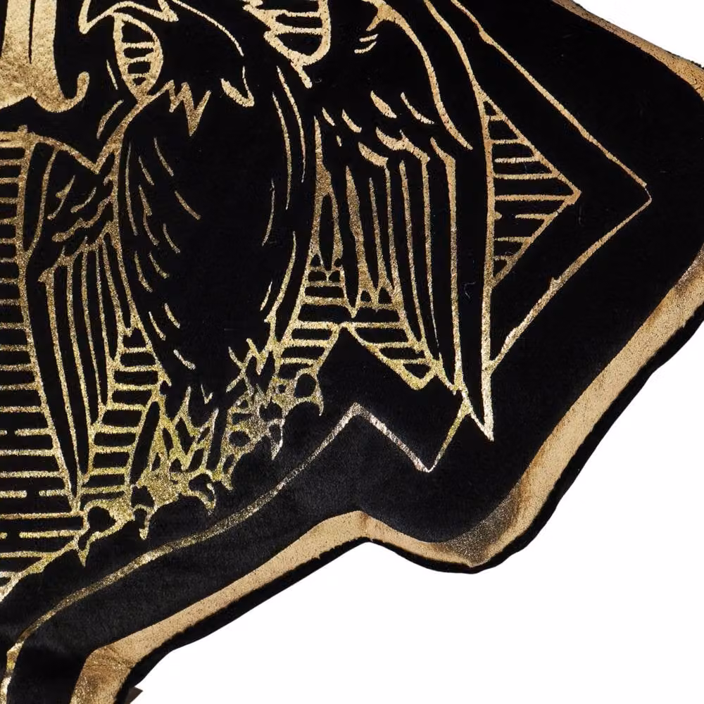 Warner Bros Harry Potter Alumni Velvet Cushion in Black – 3