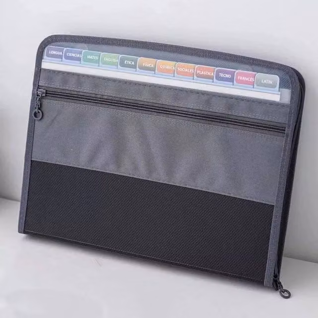 SPETLEK A4 Expanding File Organizer with 13 Pockets in Black – 1