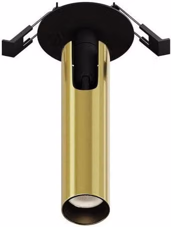 Netlighting Focus T Recessed LED Downlight in Gold/Brass, 3000K Warm White, 340lm