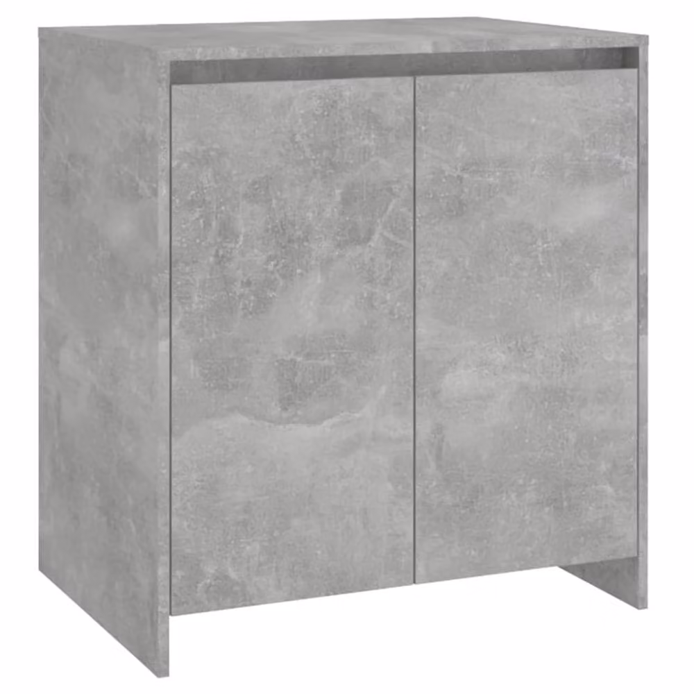 Berkfield Home Concrete Grey Sideboard in Engineered Wood, W/D/H: 70 x 41 x 75 cm – 2