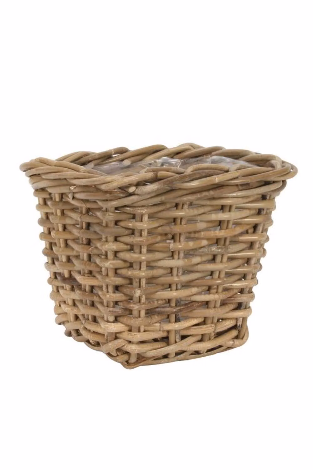 KDMD Square Conical Hanging Basket with Liner in Light Brown – 2