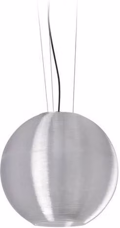 Netlighting Aire Grey Translucent Dome Pendant Ceiling Light, Diameter: 45 cm