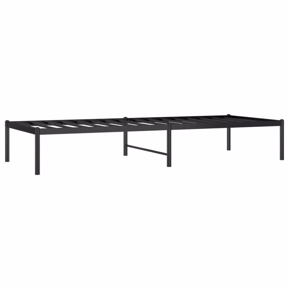 Berkfield Home Metal Bed Frame in Black, Small Single, W: 75 cm x L: 190 cm – 2