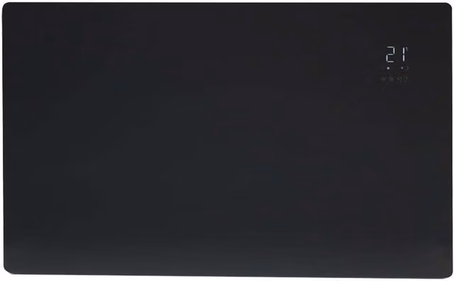 SolAire Vitra Wifi Electric Glass Panel Convector Heater, Black, Wall Mounted or Portable