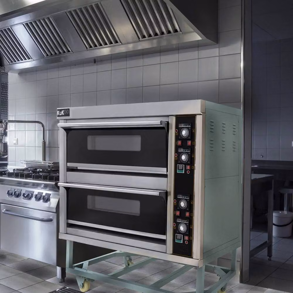 KuKoo Large Commercial Electric Pizza and Baking Oven in Silver Stainless Steel – 6