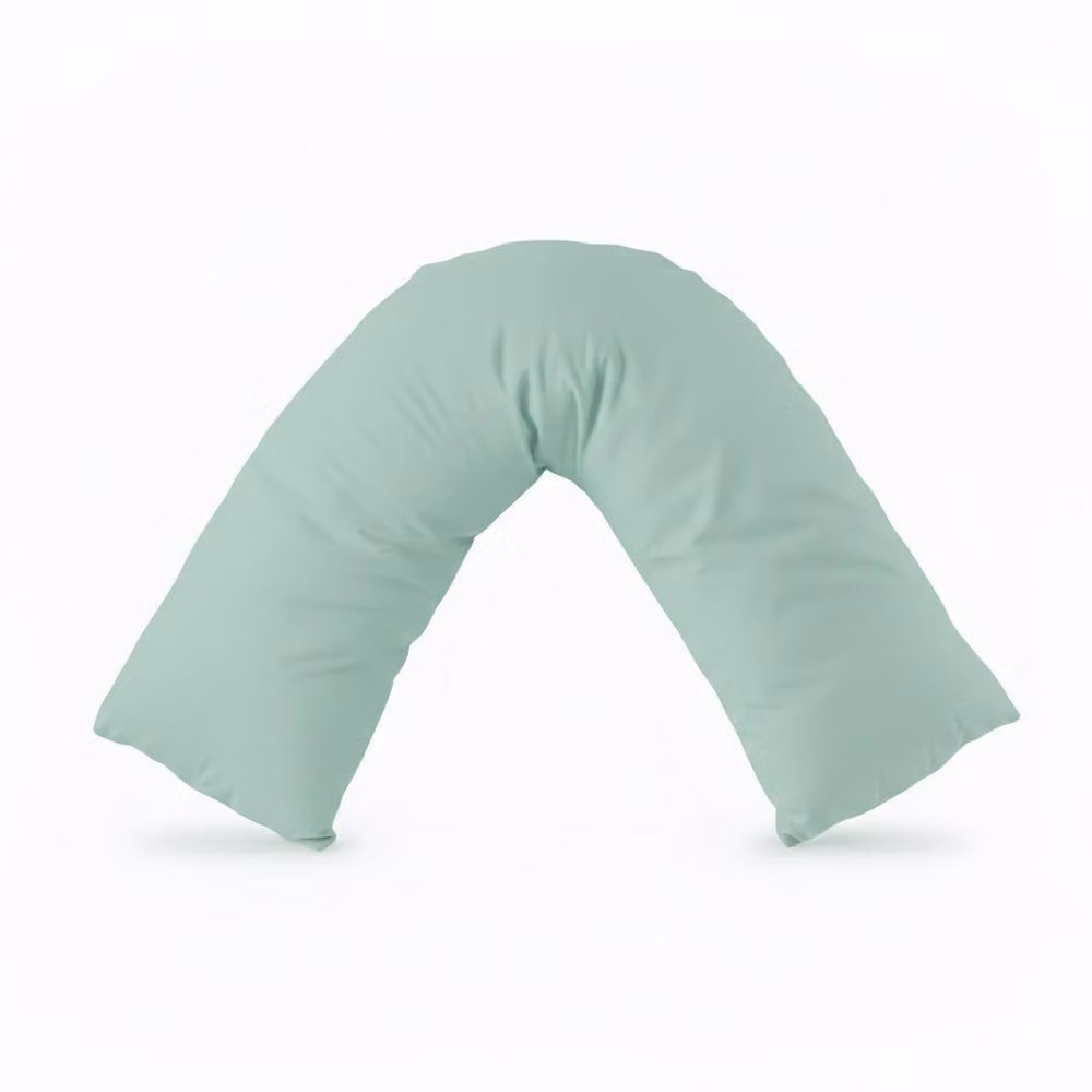 Snug City V Shape Maternity Pillowcase in Mint Green Polycotton – 2