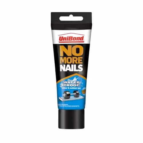UniBond No More Nails Waterproof Heavy-Duty Mounting Adhesive, White, 340g – 1