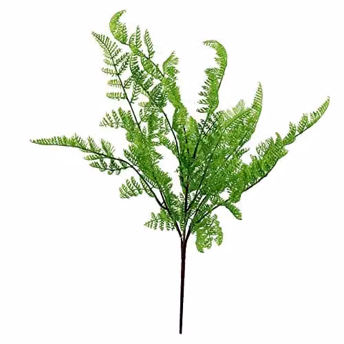 Leaf Design Southern Wood Fern Artificial Plant in Green, 50 cm