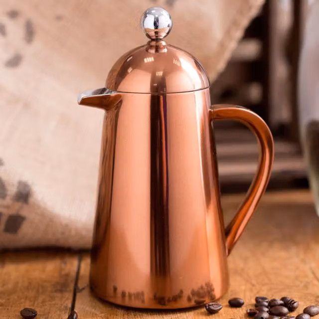 La Cafetiere Copper Double Walled 8 Cup Thermal Cafetiere