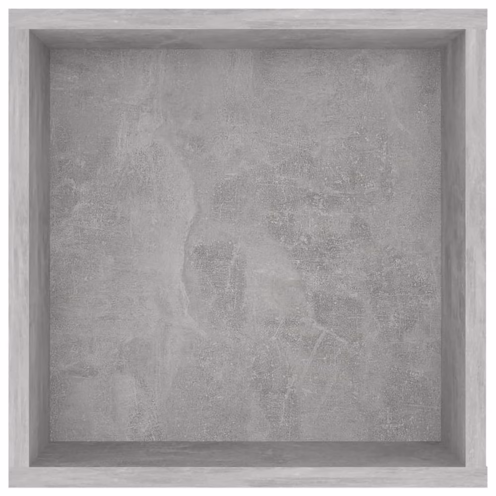 Berkfield Home Wall-Mounted TV Cabinet in Concrete Grey, W/D/H: 102 x 35 x 35 cm – 4